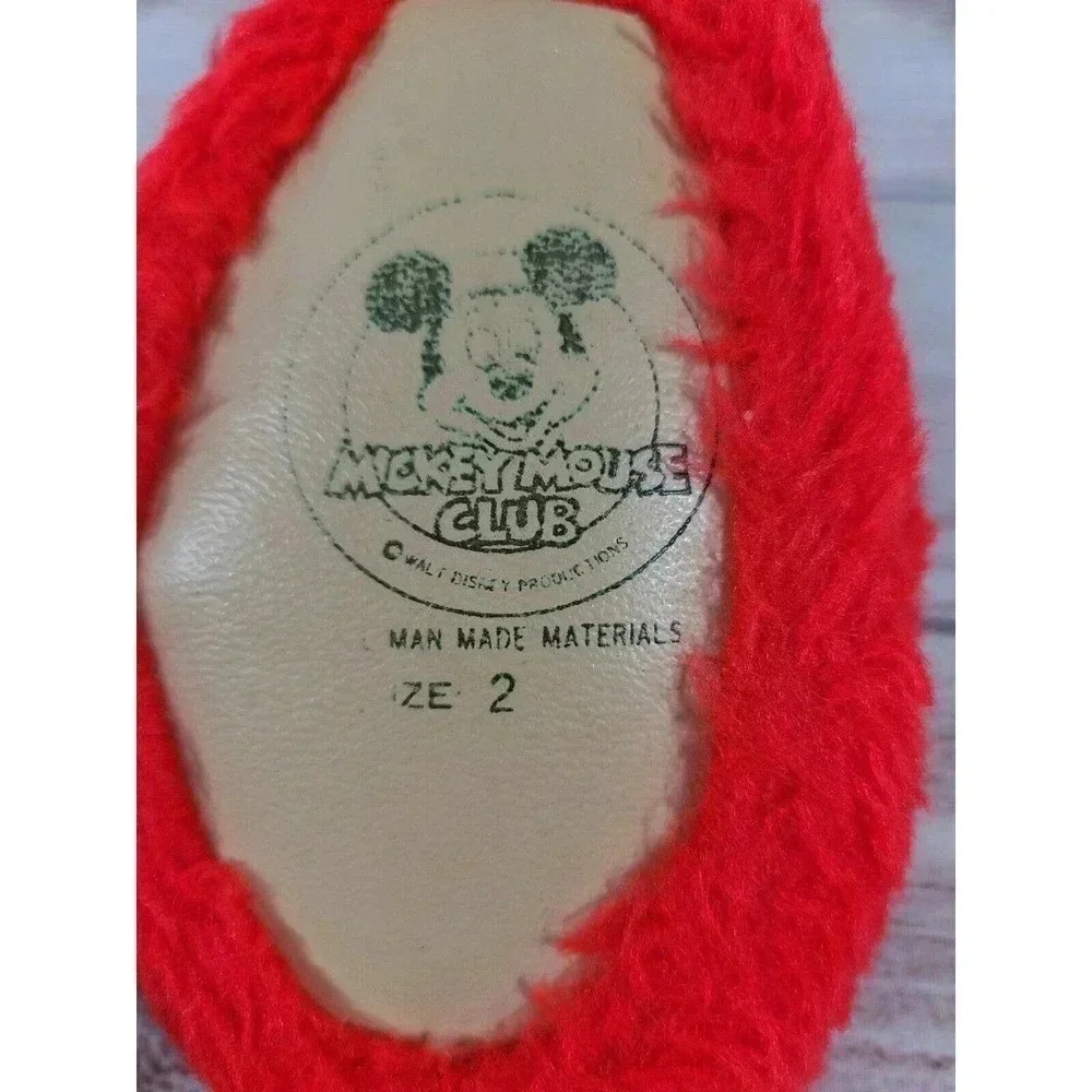 Disney Mickey Mouse Club Minnie Mouse Slippers